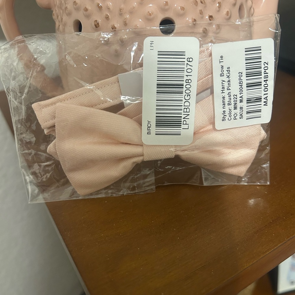 Pink Bow Tie for Kids NWT